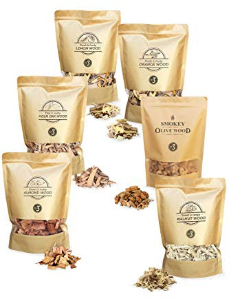 Smokey Olive Wood AHLNVW3-06-1.7L Trucioli per barbecue,
