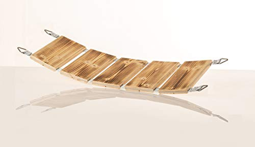 Medikratz Katzen Hängebrücke; Große Katzen Brücke in verschiedenen Längen 50cm - 200cm (75cm)