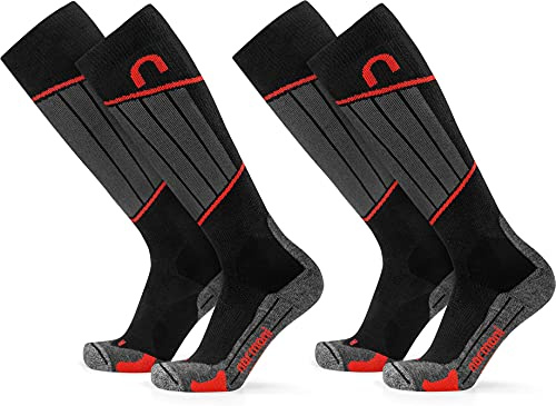normani 2 Paar Merino Kompressionsstrümpfe Damen und Herren, Stützstrümpfe Thrombosestrümpfe für Sport, Flug, Laufen, Reisen, Radsport, Schwangerschaft, bessere Durchblutung