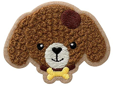Mono-Quick 1421x Tiere Applikation, Bügelbild, Patch, Rentier Hund Lama Elefant (14219 - Hunde Kopf)