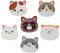 6 Posavasos de Silicona para Gatos, Posavasos para Gatos Lindos, Posavasos para Gatos, Posavasos Decorativos de Vidrio, Posavasos para Vino, Vasos, Tazas de Té y Bebidas (Gel de Sílice)