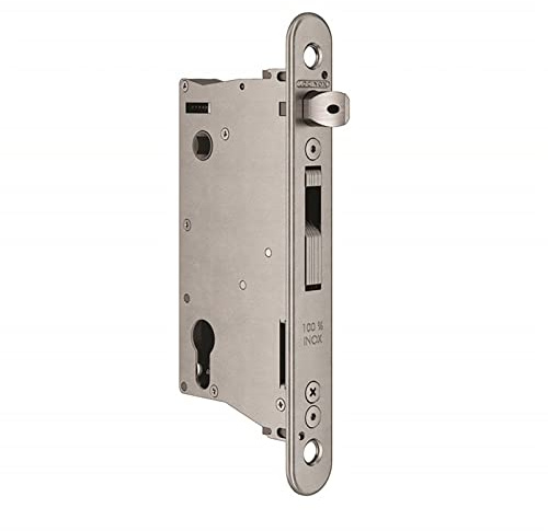 LOCINOX EIGHTYLOCK-Wood Premium Einsteckschloss für 80 mm Holz-Profile | Dornmaß 60mm | Edelstahl…