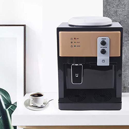 Dispensador de agua de 550 W, 220 V, dispensador de agua fría/caliente de 8 ~ 95 °C, dispensador de agua eléctrico para oficina, cocina, buffets y mesas de café, etc