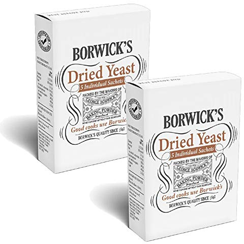 2 x 5 Sachets Dried Yeast Bread Roll Cake Home Baking Chef Cooking