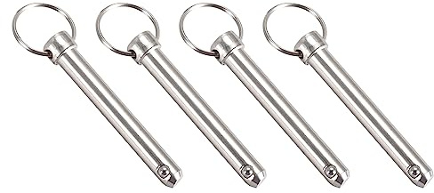 METALLIXITY Schnellspanner Stifte (10mmx70mm) 4Stk Karbonstahl Ziehen Pin - für Schiffbau Schiffausrüstung Boot Oben