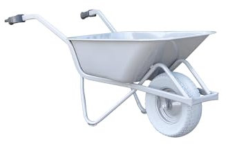 MATADOR | Baustellen-Schubkarre | Easy Rider | pannensichere | extrabreite Bereifung