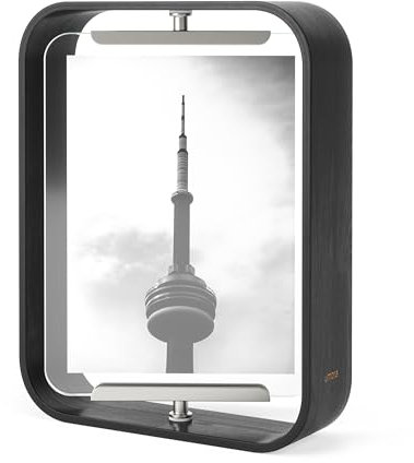 Umbra Bellwood Desk Frame 4x6 and 5x7, Black