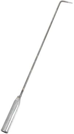 HONMEET Metall Feuerhaken Lang Mit Ergonomischem Griff Feuerstellen Schürhaken Für Grill Kamin Und Outdoor Camping Handliches Vielseitiges Kaminwerkzeug Für Einfache Feuerkontrolle
