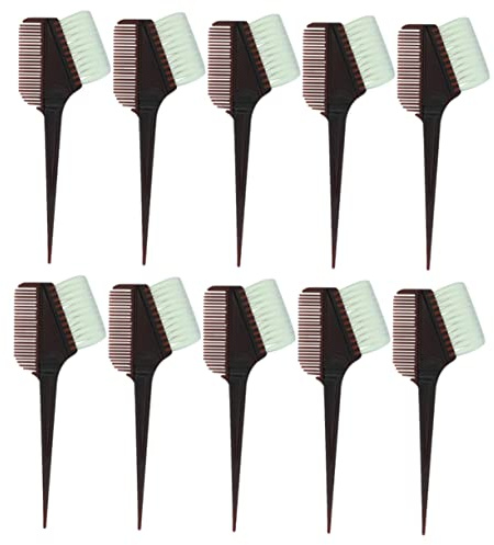 Healeved Kit Tintura Chioma 10 Pezzi Pettine e Spazzola Per Colorazione Professionale, Ciotola Per Tintura Fai Da Te, Accessori Parrucchiere Pratici Per Salone e Uso Domestico