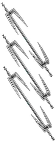 CIYODO 3pièces Fourchette pour Friteuse à Air Rotative Acier Inoxydable Accessoire Polyvalent pour Barbecue Et Cuisson Au Four Facile à Nettoyer