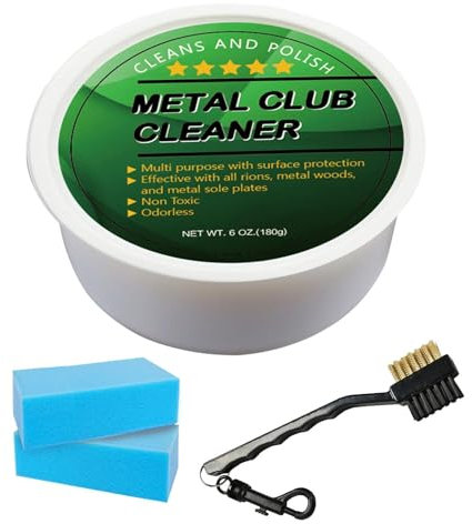 Nlrlo Golf-Reinigungsset, sicheres Golfschläger-Reiniger-Set, Kratzentferner, Mehrzweck-Golfrillenreiniger, 180 ml, professionelle Lösung für Polieren und Golfzubehör