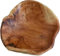 MIATTCLD Frutero de madera natural, cuenco para ensalada, cuenco decorativo hecho a mano, irregular, creativo, fruta, cuenco decorativo para frutas, ensaladas, aperitivos, llaves (20 – 24 cm)