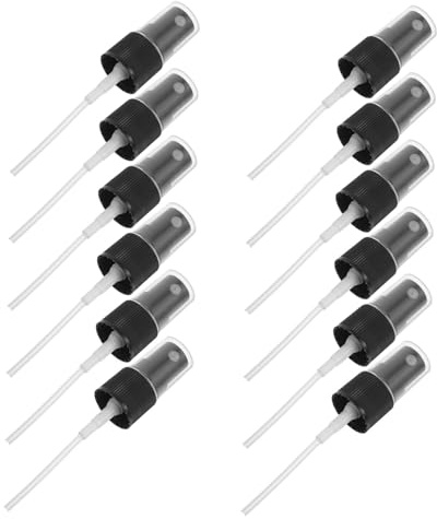 IMIKEYA 20pcs 18mm Perfume Spray Nozzles Plastic Mist Bottle Caps for Spray Bottle Lightweight Portable Replacement Fittings for DIY Travel Purse Use