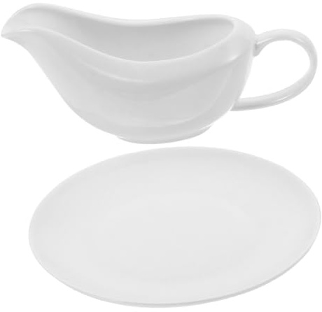 OUNONA Olla Para Salsa De Cerámica Salsera Para Cocina Dispensador De Salsa Para Uso Diario