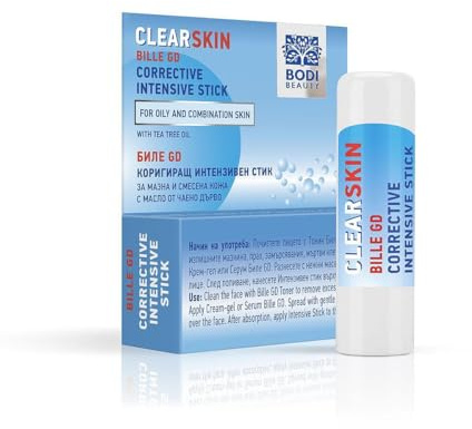 BODI BEAUTY GD Clear Skin korrigerande täckpenna 4 g | tonad, prickig, matt | med teeträdolja, salicylsyra, svavel och ikthyol | optisk korrigering för oren fet hud