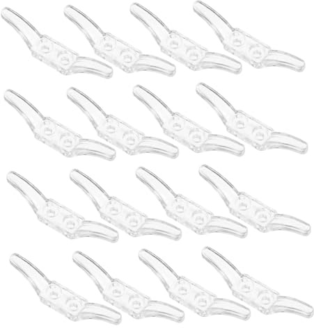 Gatuida 16pcs Blind Cord Cleat Hooks with Screws Anti-slip Window Shade Cord Winders for Safety Secure Curtain Rope Holders for Roller Blinds Sun Shades in Home and Office