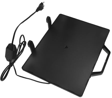 TOYZFRIENDY Chauffage Poulailler Électrique avec Contrôle Intelligent de Température Plaque Chauffante Portable pour Poussins Animaux de Compagnie et Petits Animaux Chauffage Étanche pour
