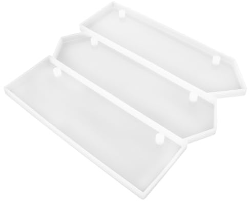 Healeved Silikon Türschild Form Selbstgemacht Anhängerform für Epoxidharz Ton Flexible Bastelform Wiederverwendbar Antihaftbeschichtet Leicht Entformbar Langlebig
