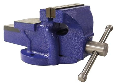 Bituxx Schraubstock Handschraubstock Werkbank Werkstatt 150 mm mit Amboss