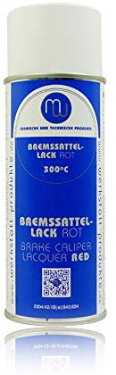 MW Bremssattellack rot bis 300°C 400 ml Thermolack Auspufflack Motorlack Temperaturbeständig
