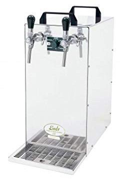 ich-zapfe.de Kontakt 155/K Green Line - Bierzapfanlage 2-leitig Trockenkühlgerät aus Edelstahl, 160 Liter/h