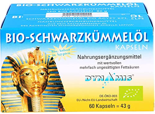 Ägyptisches Schwarzkümmelöl Bio Kapseln
