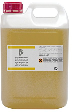 Lienzos Levante 0350247001 - Vernice di Dammar Opaca in Bottiglia da 5000 ml