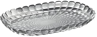 Guzzini - Tiffany, Vassoio M Piccolo - Grigio Cielo, 32 x 22,5 x h3 cm - 27960192