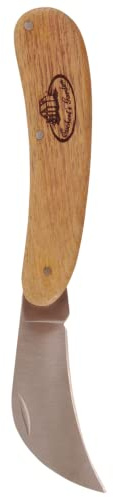 Esschert Design Trädgårdskniv, trädgårdskniv, med trähandtag, ca 3,3 cm x 2 cm x 18 cm