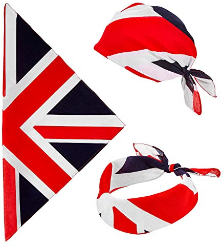 W WIDMANN MILANO Party Fashion - Bandana, 55 x 55 cm, Foulard, Fazzoletto, Accessorio per costumi