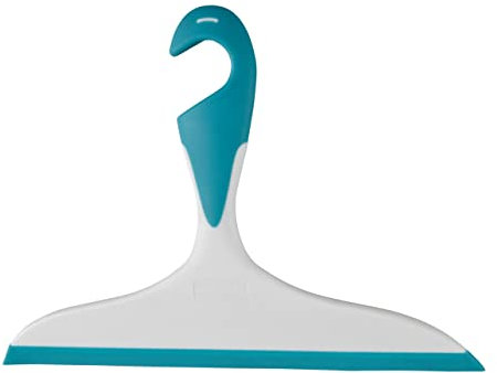 WENKO Tergidoccia Loano, con gancio da appendere, 23x17x2,5cm, blu chiaro/bianco