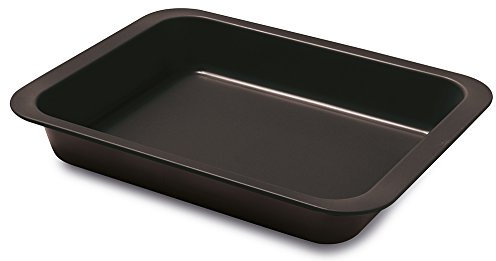 Guardini, Lasagnera 22x28 cm, Acciaio con rivestimento antiaderente, Nero, Made in Italy, Linea Gardenia