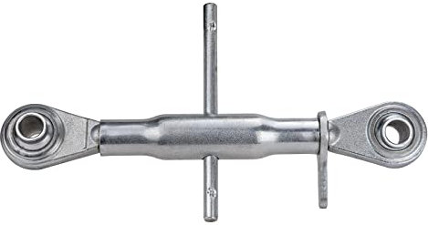 DEMA Oberlenker Kat I 285/360 M24x3, verzinkt, inkl. Kontermutter, Oberlenkerkugeln & Drehhebel, für Traktoren bis 48 kW, sichere Verbindung von Anbaugeräten