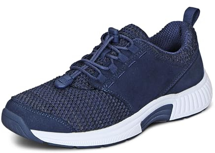 Orthofeet Francis Orthopedic Women's Walking Shoes, Blue, Size 8.5