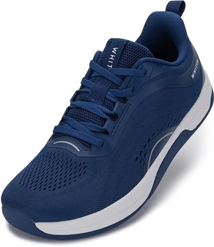 WHITIN Women's Wide Toe Box Zero Drop Lightweight Road Running Shoes Blue 9