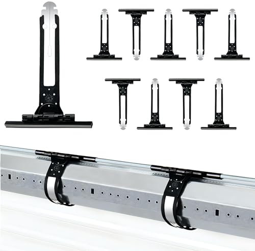 AG LogiShop Set 10 Flejes Persiana para Persianas Enrollables | Accesorios de persianas Acero y Plástico