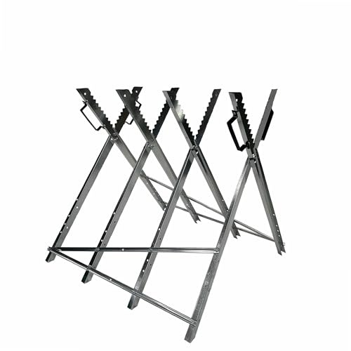 WERKA PRO Chevalet à bûches 4 Supports Acier