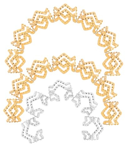 Baluue 100 Stück Dreadlock Perlen und Dekorative Haarschmuck für Frauen aus Eisen Haarschmuck für Dreadlocks mit Flechtschmuck und Braid Decoration Strapazierfähig für Everyday Use
