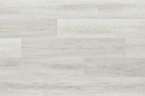Eiche Whitecreek 5,3mm Klick-Vinylboden mit Trittschalldämmung – 2,24 m², wasserdicht, kratzfest, eleganter Bodenbelag, 21 dB Schallreduzierung