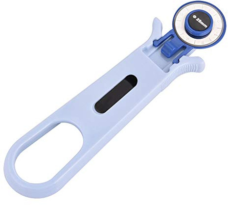 Cuchillo Giratorio Cortador de Tela Akozon: Herramienta para Acolchar Patchwork de Precisión con Protector de Seguridad para Cortar Fácilmente Tela, Papel y Más | Ideal para