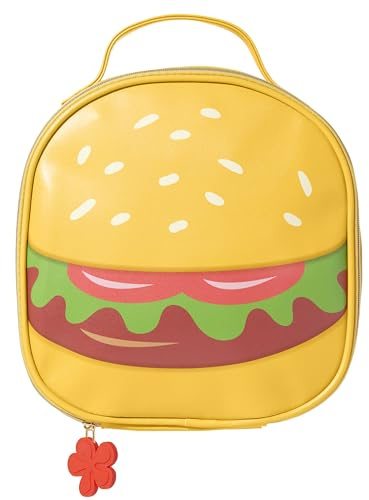 wet n wild SpongeBob Makeup Bag, Fun Full Zip Closure & Travel Friendly Handle – Krabby Patty