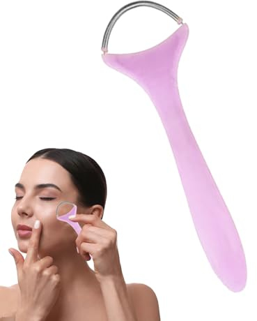 Removedor de vello facial | Depiladora de resorte reutilizable para barbilla, removedor de vello facial multifuncional portátil para labios, cuello, cejas, nariz y espalda