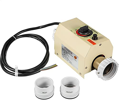 Calentador de piscina de 3KW, calentador de agua eléctrico for bañera de hidromasaje, termostato for piscina tina de baño, equipo de piscina de SPA,Altamente durable