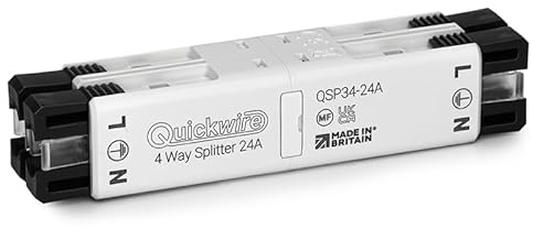 Quickwire 4-way junction box - 24 amp