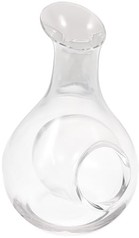 EPIGEIST Kreativer Eiswein Behälter aus Glas mit Konkavem Design 385ml für Wasser und Wein Einfacher Beobachtungseffekt und Kühlung Geeignet für Gelegenheiten