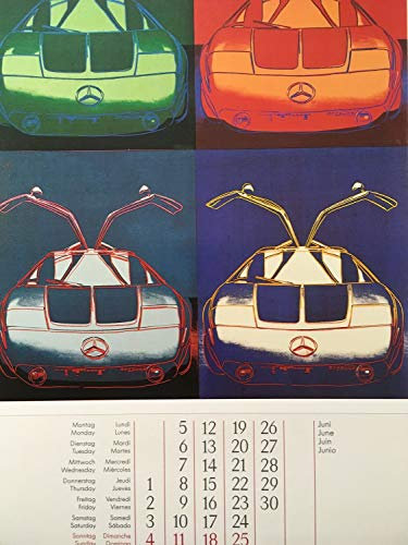 ANDY WARHOLS CARS. Ein Daimler-Benz Kalender für das Jahr 1989.