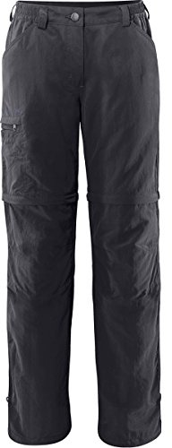 VAUDE kvinnor Wo Farley Zo Iv Zip-off-byxor för vandringsbyxor Basalt 34/XXS