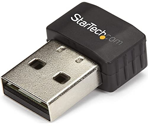 StarTech.com Adaptador de Red Inalámbrica Wifi USB - AC600 - Micro Adaptador Externo de Red Wireless 1T1R 802.11ac - 2.4GHz y 5GHz