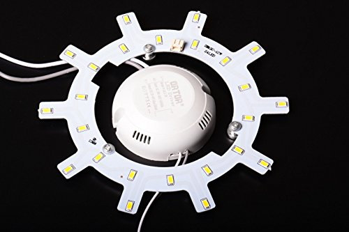 Aftertech® LED CIRCOLARE 12W 220V STELLA ROTONDO BIANCO NEUTRO NEON T9 G10Q 2GX13 F6C2