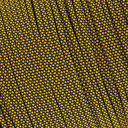 Paracord Parachute 550 Seil Typ III 7 Stränge, über 300 Farben, Goldenrod Diamonds, 100 Feet